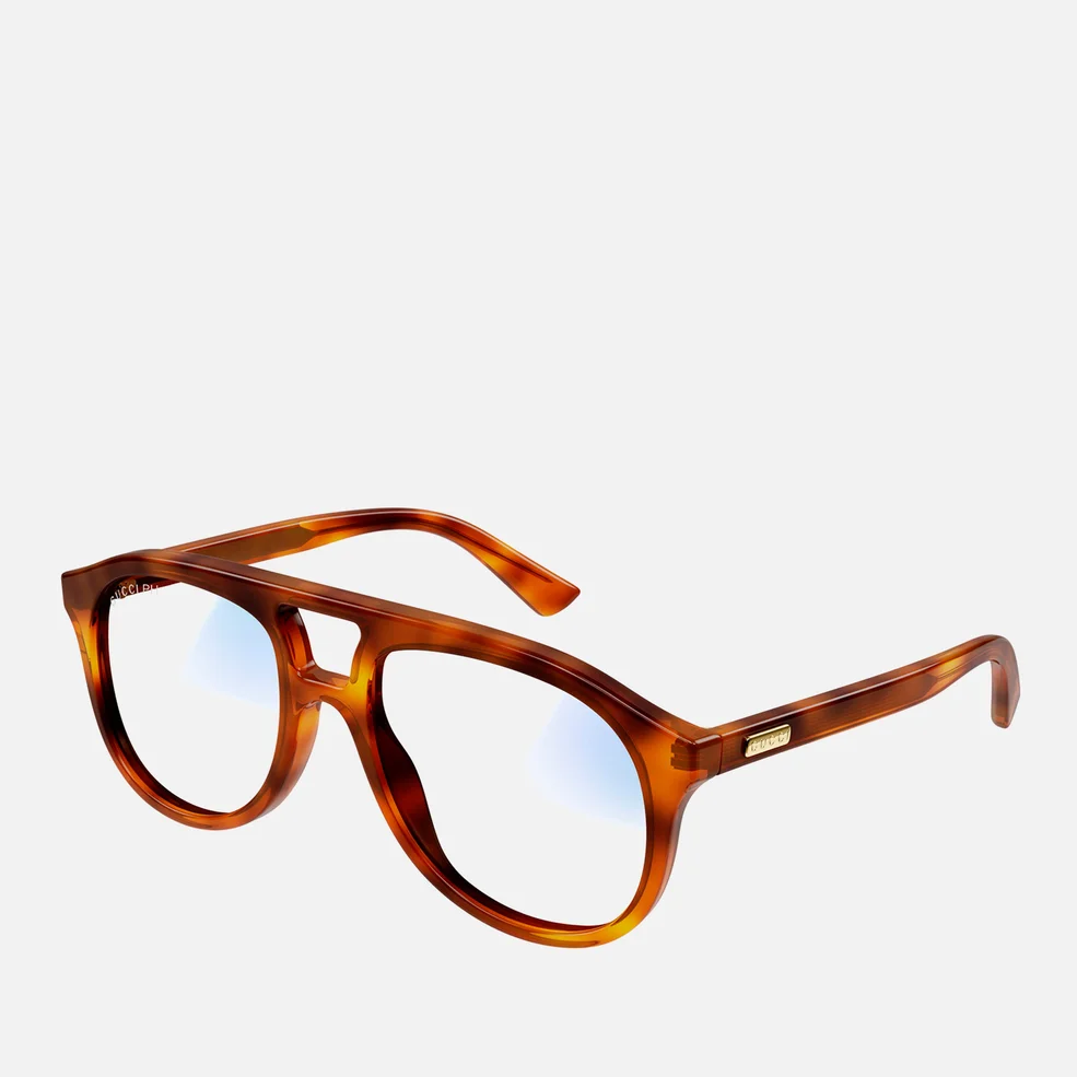 Gucci Ovular Acetate Aviator-Style Sunglasses Image 1
