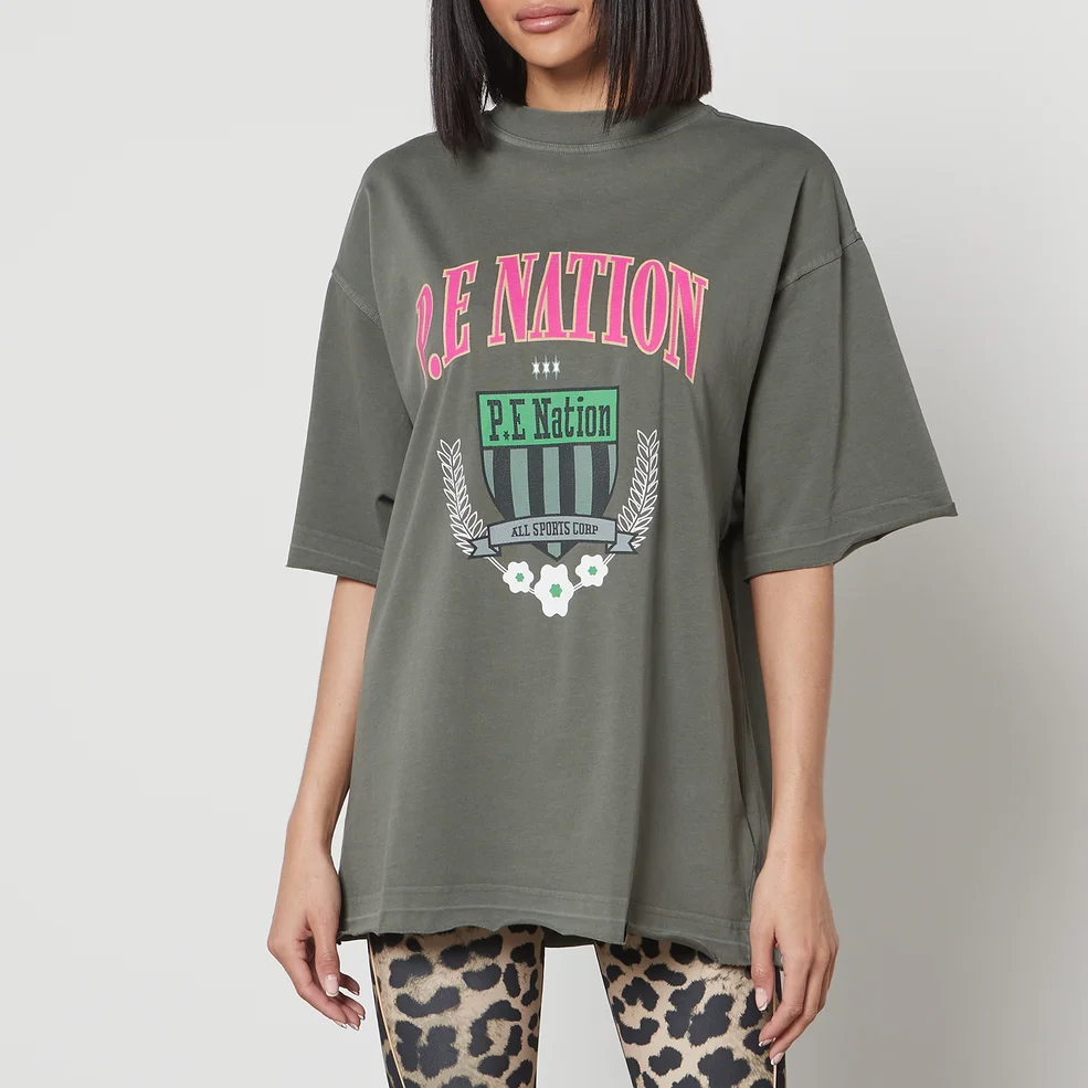 P.E Nation Division One Cotton-Jersey T-Shirt Image 1