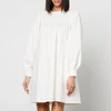 Résumé Retha Smocked Cotton-Blend Mini Dress - DK 34/UK 6 - Image 1