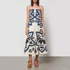 Sea New York Kaia Kaleidoscope Cotton and Linen-Blend Dress - Image 1