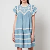 Sea New York Kyla Linen-Blend Chambray Dress - Image 1
