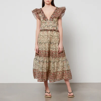 Sea New York Marlee Printed Cotton-Gauze Midi Dress