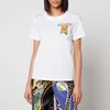 Moschino Bear Logo-Print Cotton-Jersey T-Shirt - Image 1