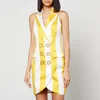 Moschino Striped Twill Mini Dress - Image 1