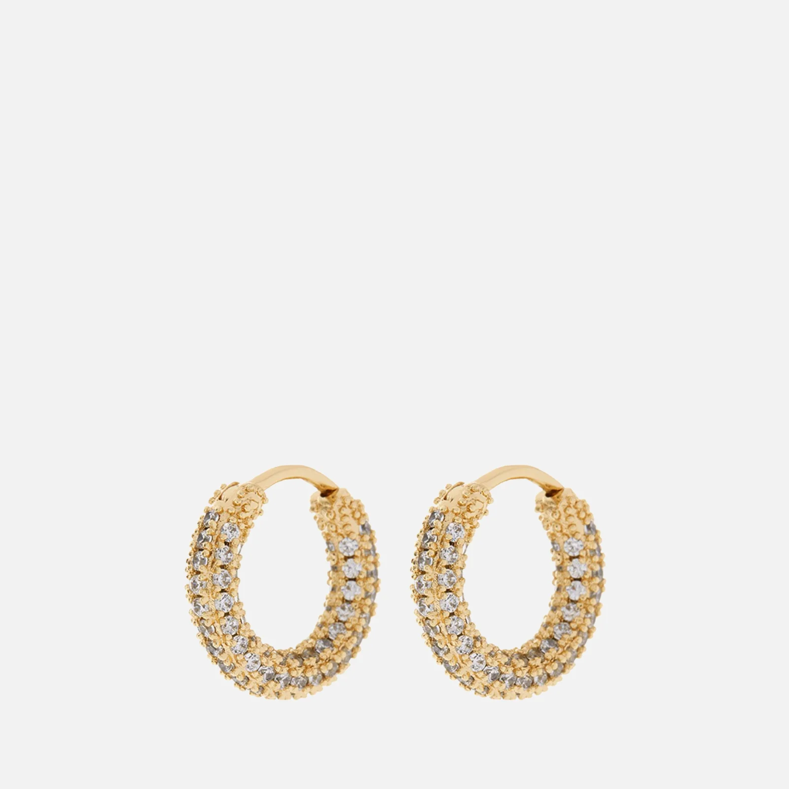 Luv AJ Pavé Amalfi Plated Brass Crystal Earrings Image 1