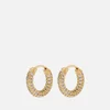 Luv AJ Pavé Amalfi Plated Brass Crystal Earrings - Image 1