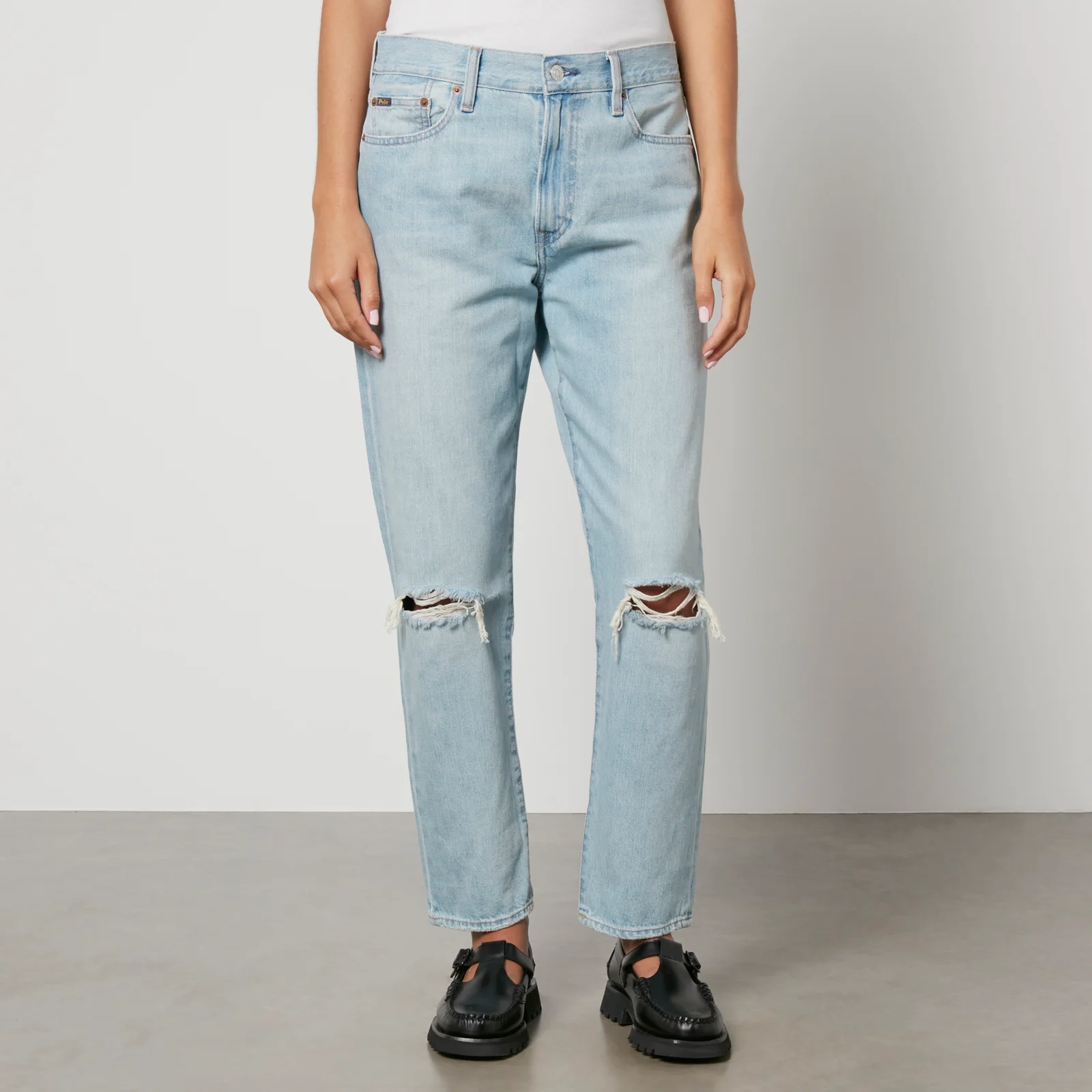 Polo Ralph Lauren Distressed Denim Straight-Leg Jeans Image 1