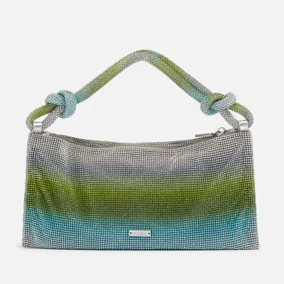 Cult Gaia Hera Nano Crystal-Embellished Satin Shoulder Bag