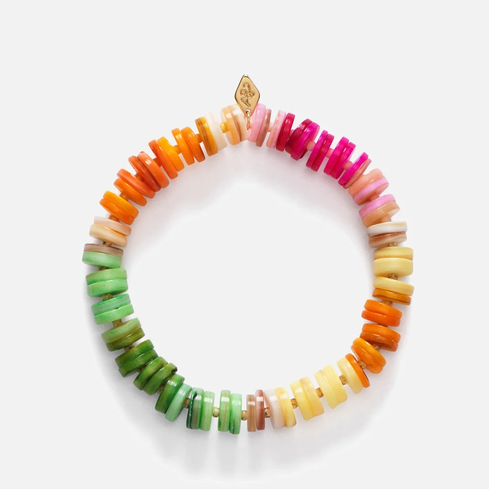 Anni Lu Fantasy Glass Bead and Shell Bracelet Image 1