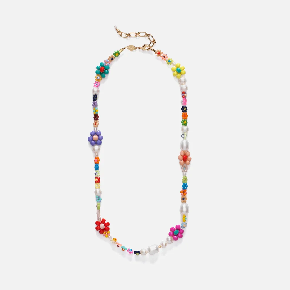 Anni Lu Mexi Flower Pearl and Bead Necklace Image 1