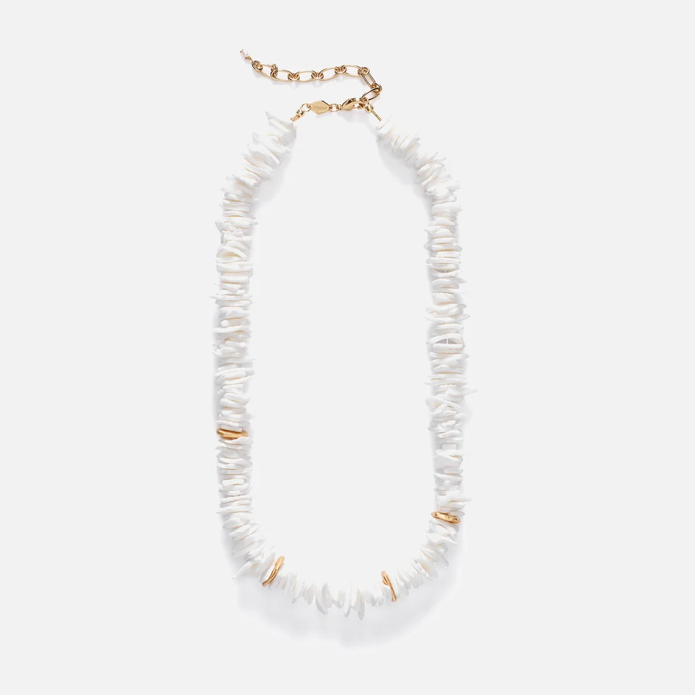 Anni Lu Puka Shell and Glass Bead Necklace Image 1