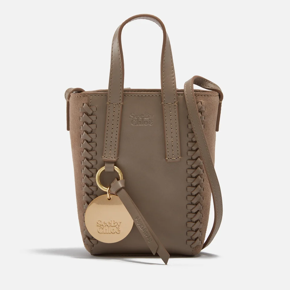 See By Chloé Tilda Mini Leather and Suede Bag Image 1