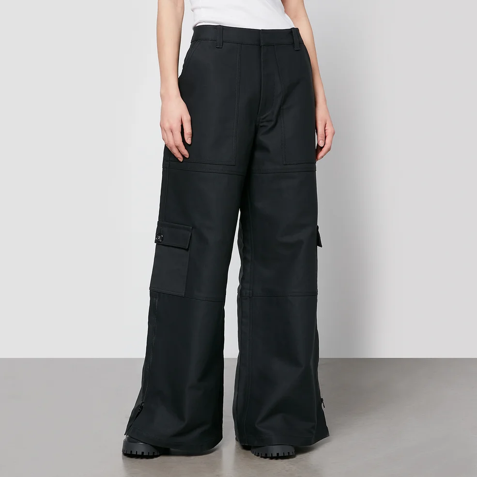 Marc Jacobs Cotton-Canvas Wide-Leg Cargo Trousers Image 1