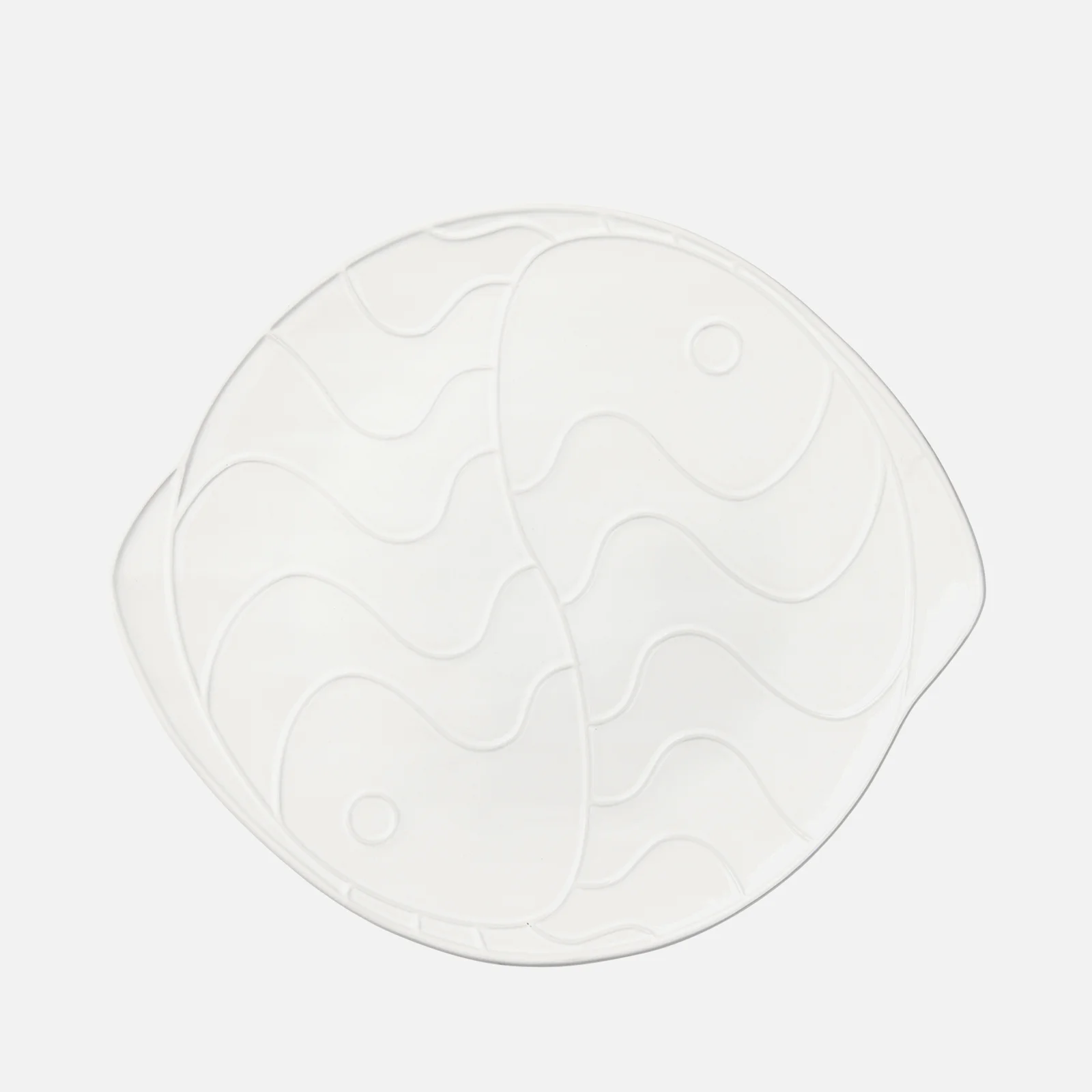Broste Copenhagen Pesce Plate - White Image 1