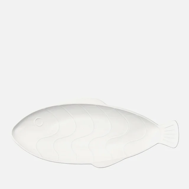 Broste Copenhagen Pesce Narrow Plate - White