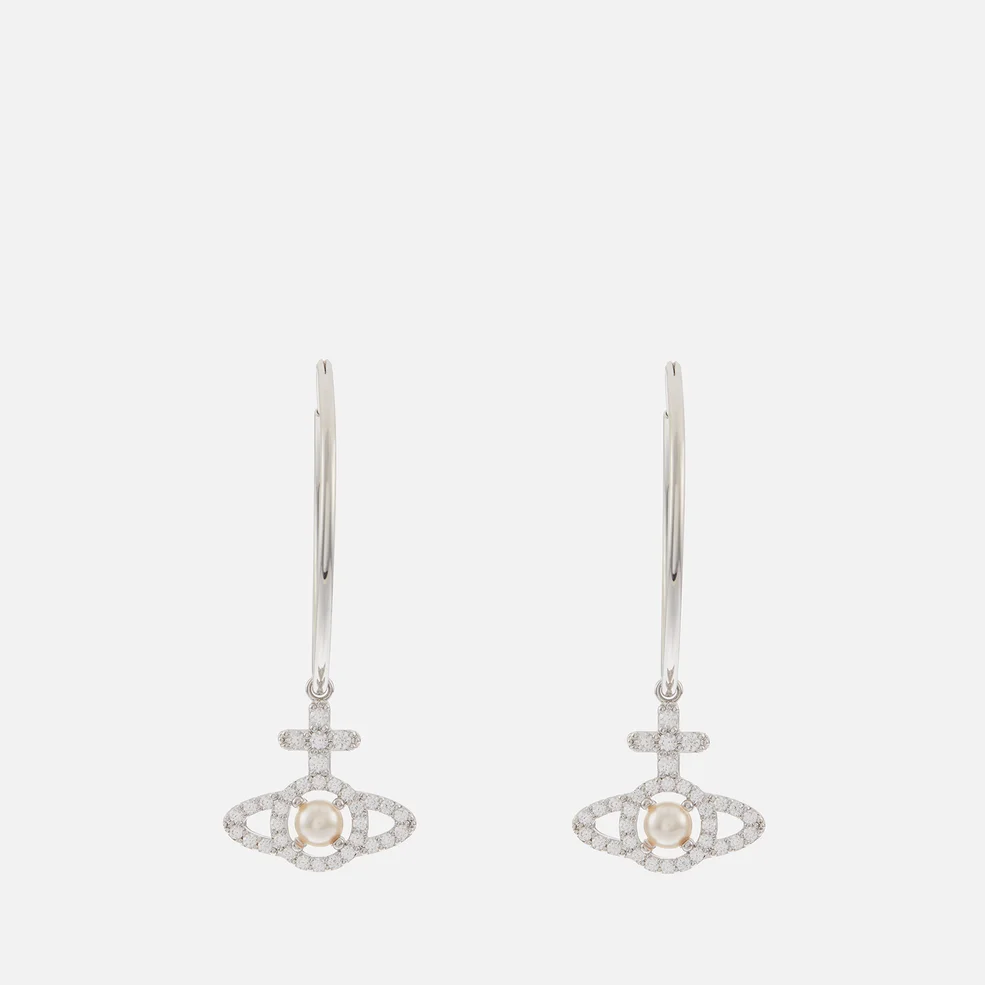 Vivienne Westwood Olympia Silver-Tone Hoop Earrings Image 1