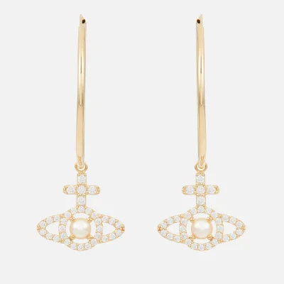Vivienne Westwood Olympia Gold-Tone Hoop Earrings