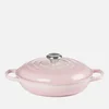 Le Creuset Signature Cast Iron Shallow Casserole Dish - 30cm - Shell Pink - Image 1