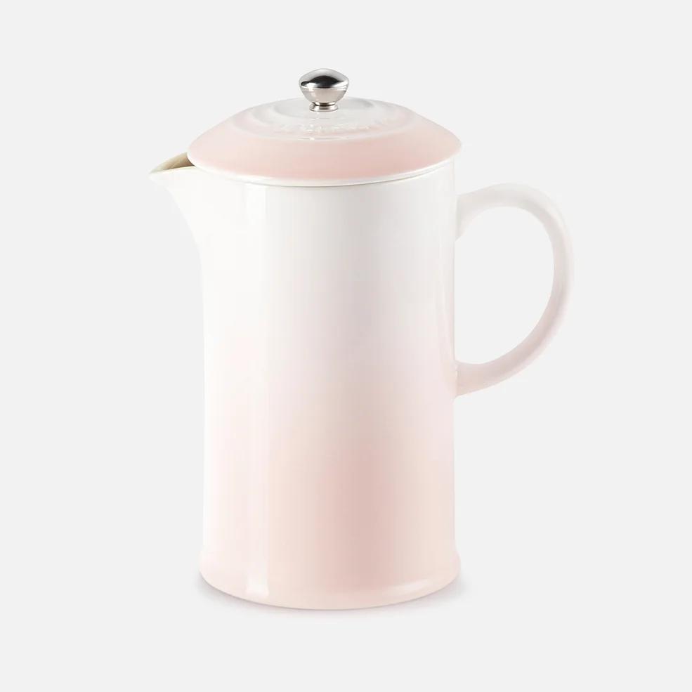 Le Creuset Stoneware Cafetiere - Shell Pink Image 1