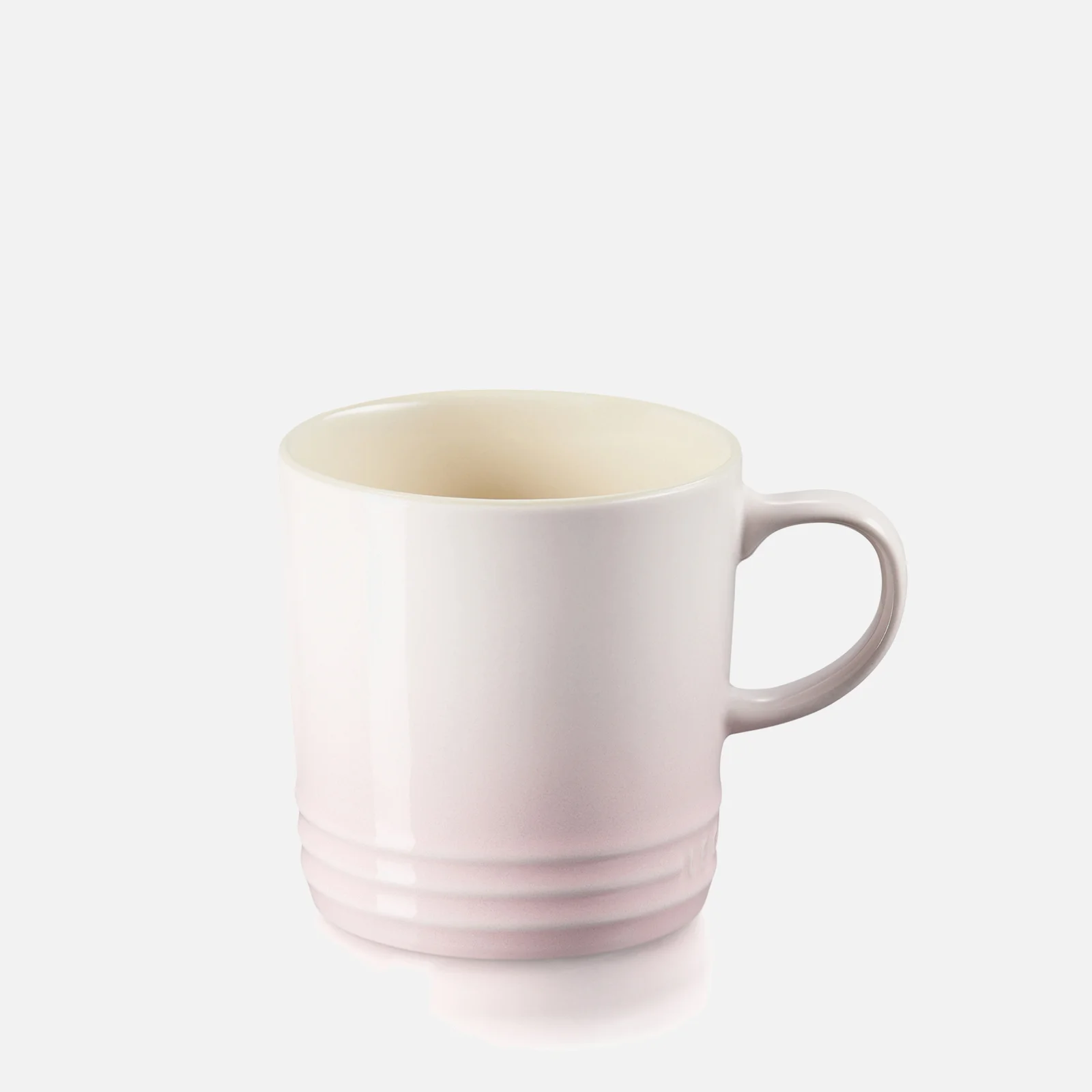 Le Creuset Stoneware Mug - 350ml - Shell Pink Image 1