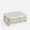 HAY Colour Crate Lid - Medium - Off White - Image 1