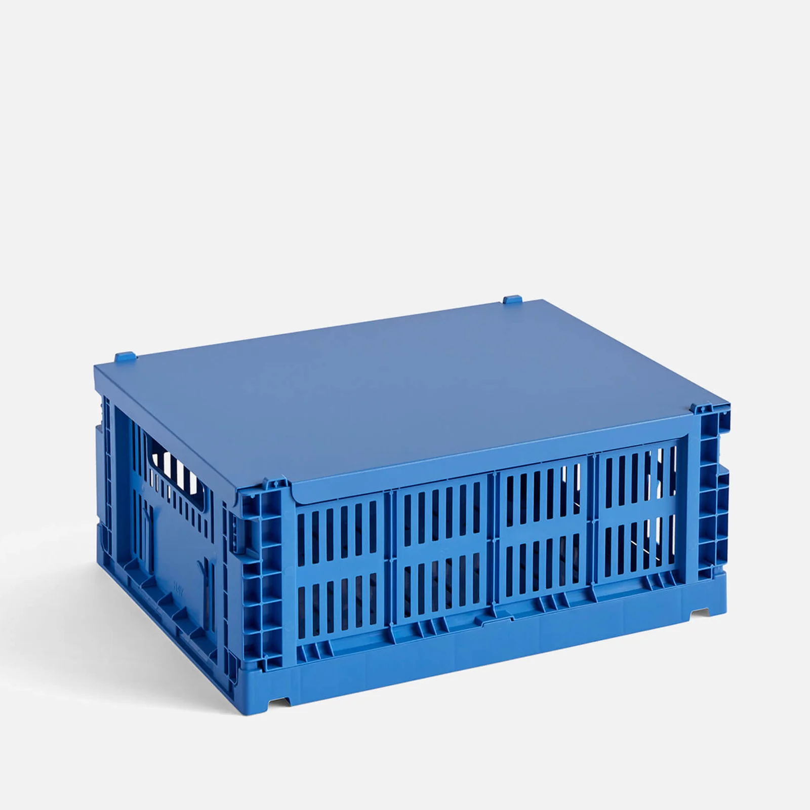 HAY Colour Crate Lid - Medium - Electric Blue Image 1