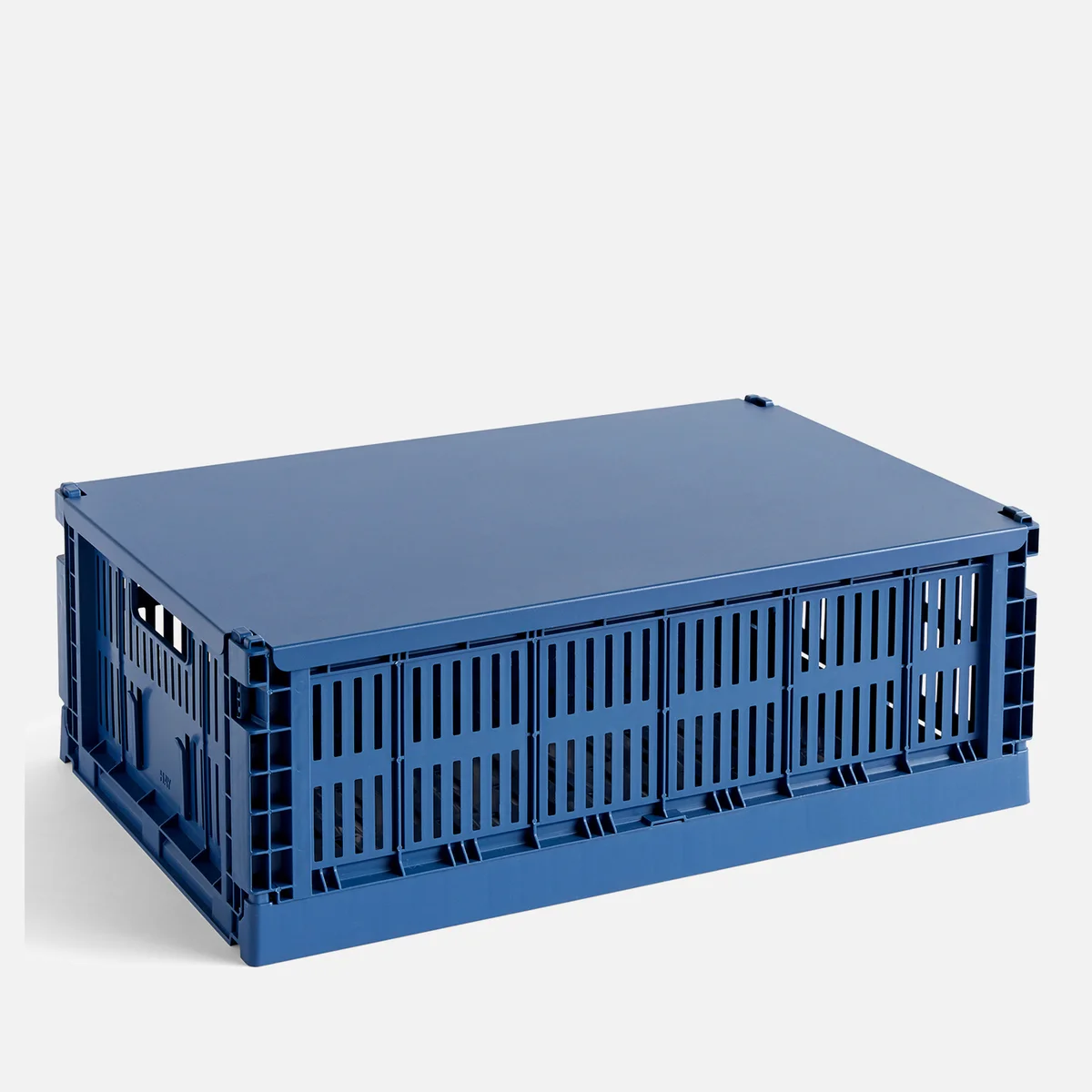 HAY Colour Crate Lid - Large - Dark Blue Image 1