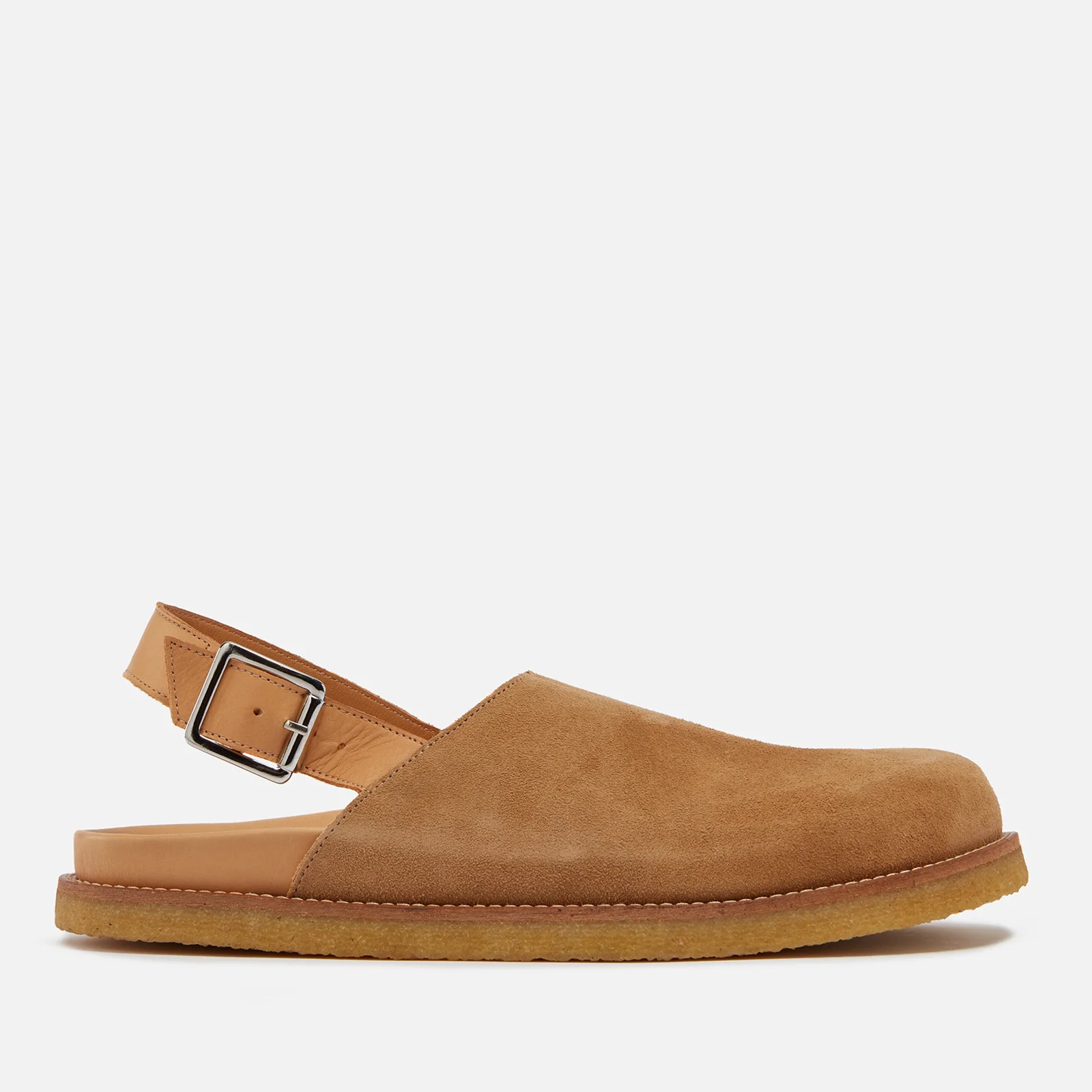 Vinny’s Men’s Suede and Leather Mules Image 1