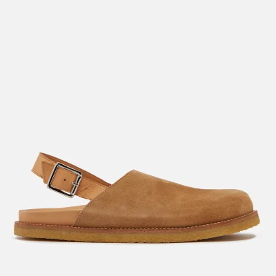Vinny’s Men’s Suede and Leather Mules