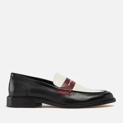 Vinny’s Men's Townee Tricolour Leather Penny Loafers
