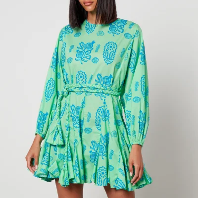 Rhode Ella Floral-Print Cotton Dress