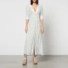 Rixo Amina Floral-Print Crepe Midi Dress - UK 6 - Image 1