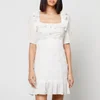 Rixo Camile Floral-Appliquéd Cotton-Gauze Mini Dress - Image 1