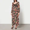 Rixo Thaleena Floral-Print Woven Midi Dress - UK 6 - Image 1