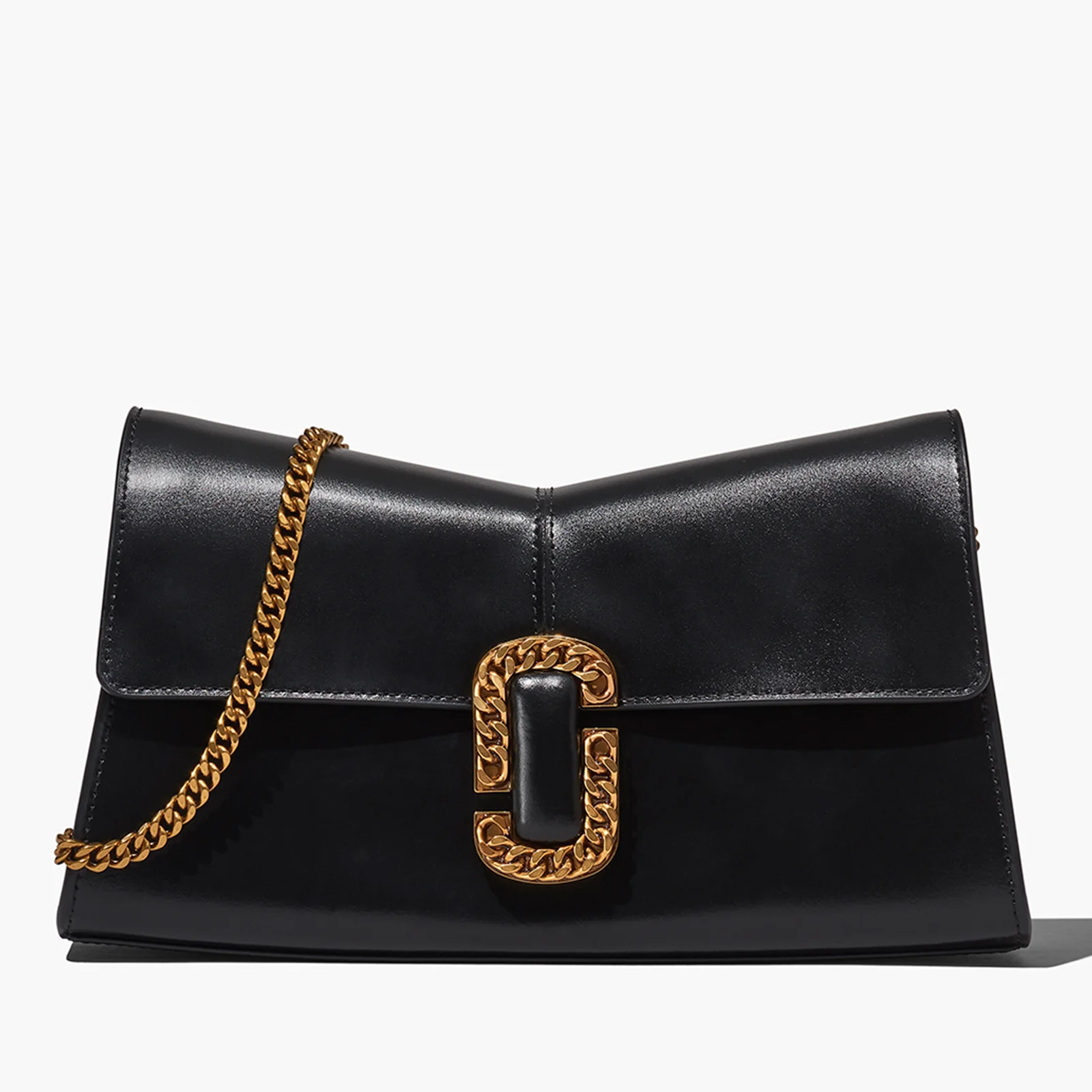 Marc Jacobs St Marc Coated Leather Clutch Bag Image 1