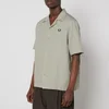 Fred Perry Camp Collar Cotton and Linen-Blend Shirt - Image 1