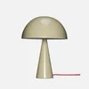 Hübsch Mini Mush Table Lamp - Sand /Red - Image 1
