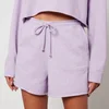 Ganni Isoli Organic Cotton-Jersey Shorts - Image 1