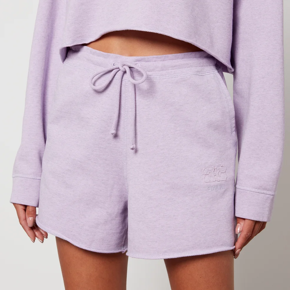 Ganni Isoli Organic Cotton-Jersey Shorts - XS Image 1