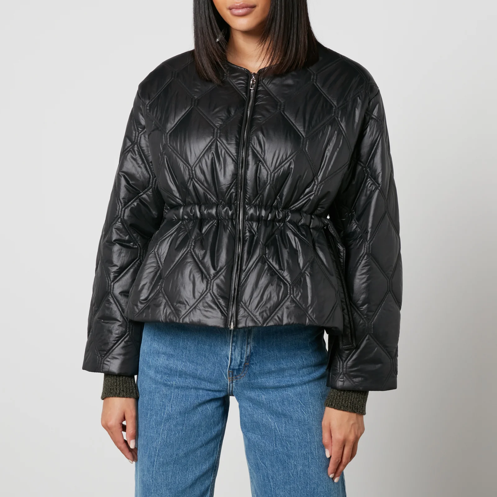 Ganni Quilted Shell Jacket Image 1