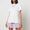 Ganni Logo-Print Cotton-Jersey T-Shirt - Image 1