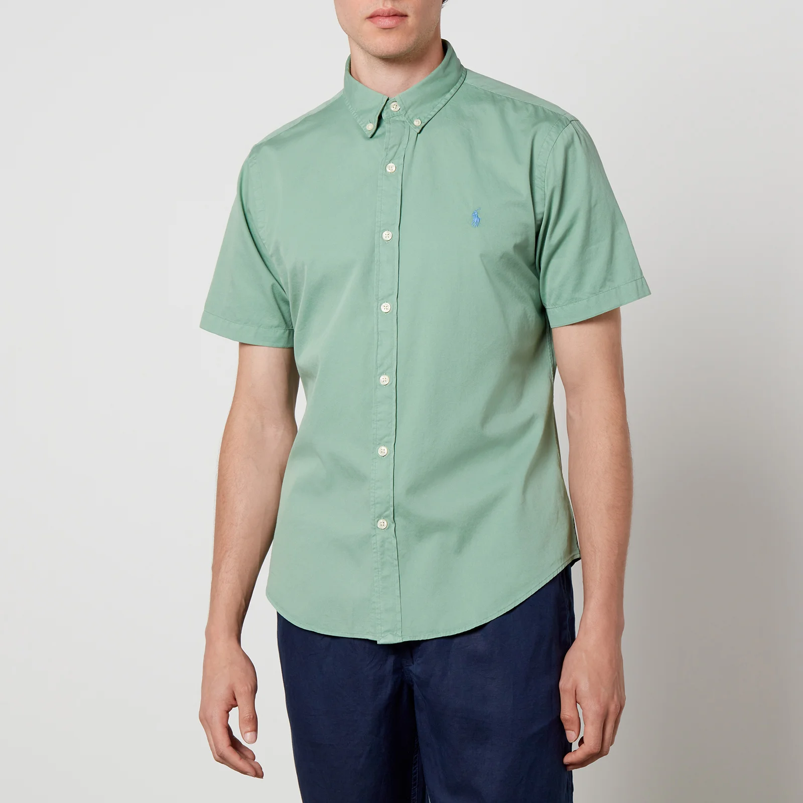 Polo Ralph Lauren Slim-Fit Cotton-Poplin Shirt Image 1