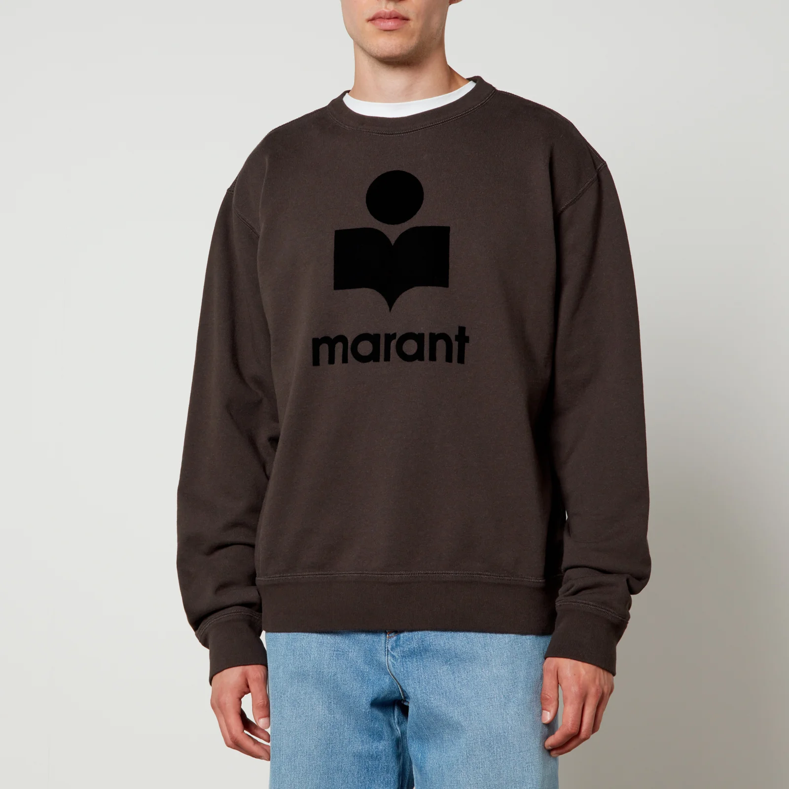MARANT Mikoy Loopback Cotton-Blend Jersey Sweatshirt - S Image 1