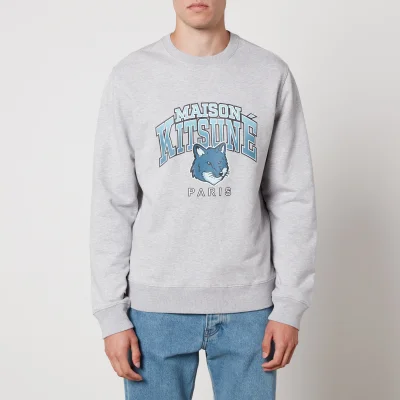 Maison Kitsuné Campus Fox Cotton-Jersey Sweatshirt