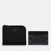 Coach Leather Wallet and Cardholder Set - Image 1