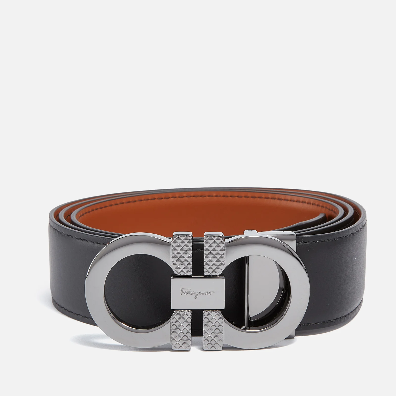 Salvatore Ferragamo Classic Reversible Leather Belt Image 1