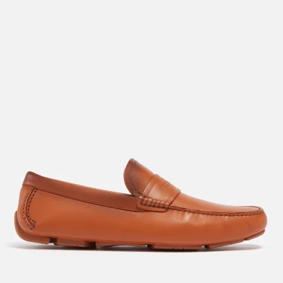 Salvatore Ferragamo Men's Felix Moccasin Leather Driving Shoes