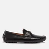 Salvatore Ferragamo Men's Florin Leather Moccasin Shoes - Image 1