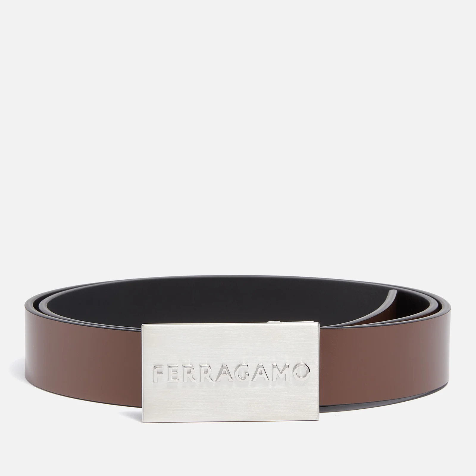 Salvatore Ferragamo Reversible Leather Belt Image 1
