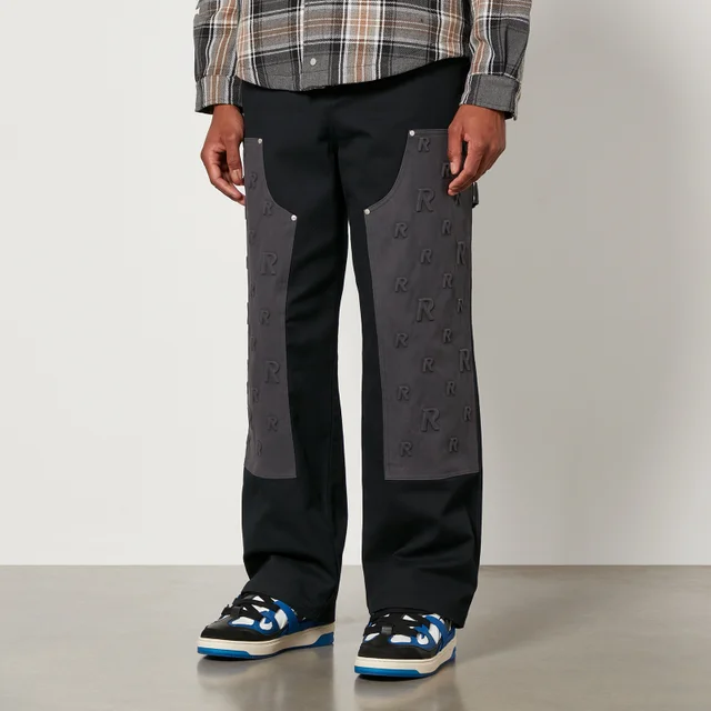 REPRESENT Embossed Utility Cotton-Twill Trousers